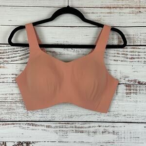 Womens KNIX Contour Wireless Back Closure Comfort Bra Terra Cotta Size 7 36-38E